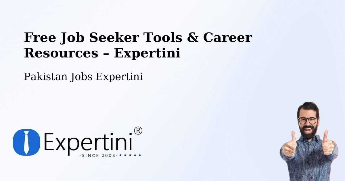 Free Job Seeker Tools & Career Resources – Attock Tehsil - Attock Tehsil, Pakistan Jobs Expertini